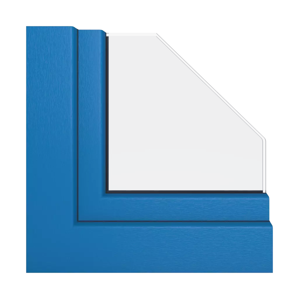 Brilliant blue windows window-profiles schuco livingslide
