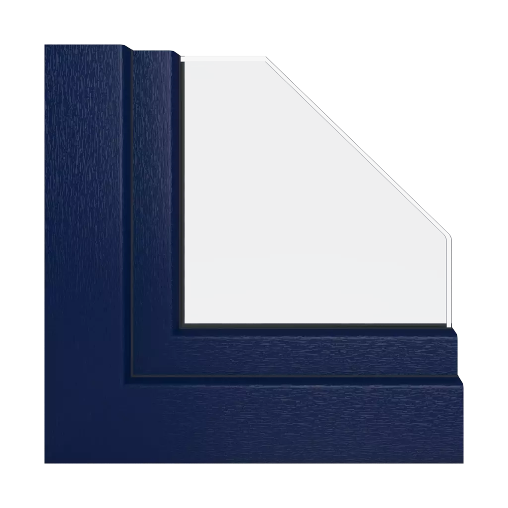 Cobalt blue windows window-profiles schuco livingslide