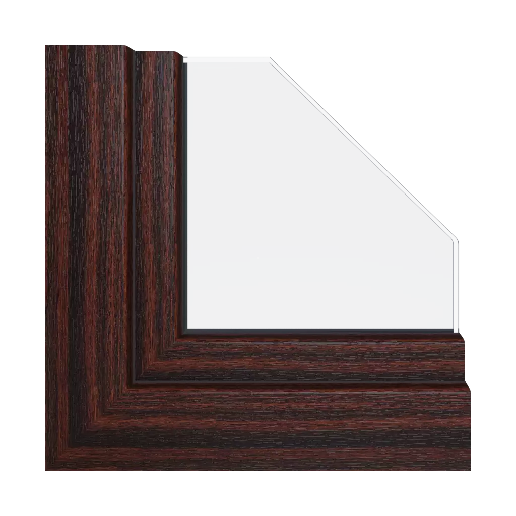 Mahogany windows window-profiles schuco living-as