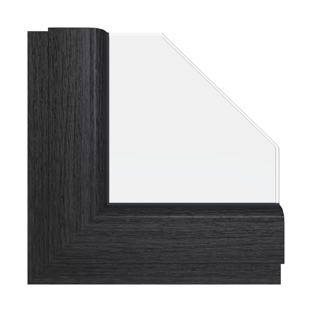 Gray oak windows window-color schuco-colors gray-oak interior