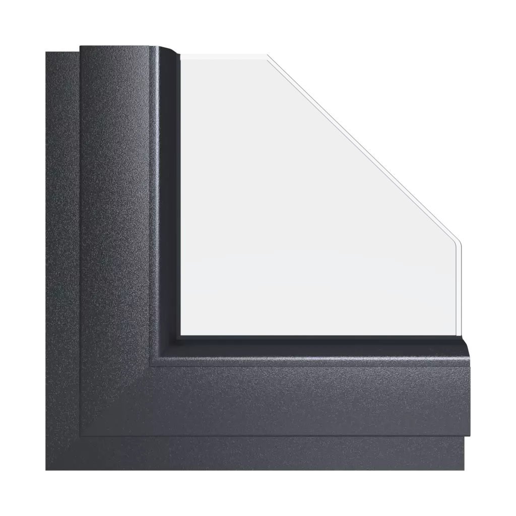 Alux anthracite windows window-color schuco-colors alux-anthracite interior