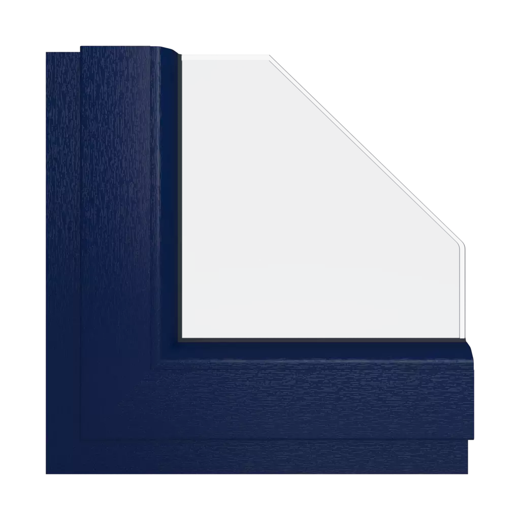 Cobalt blue windows window-color schuco-colors cobalt-blue interior