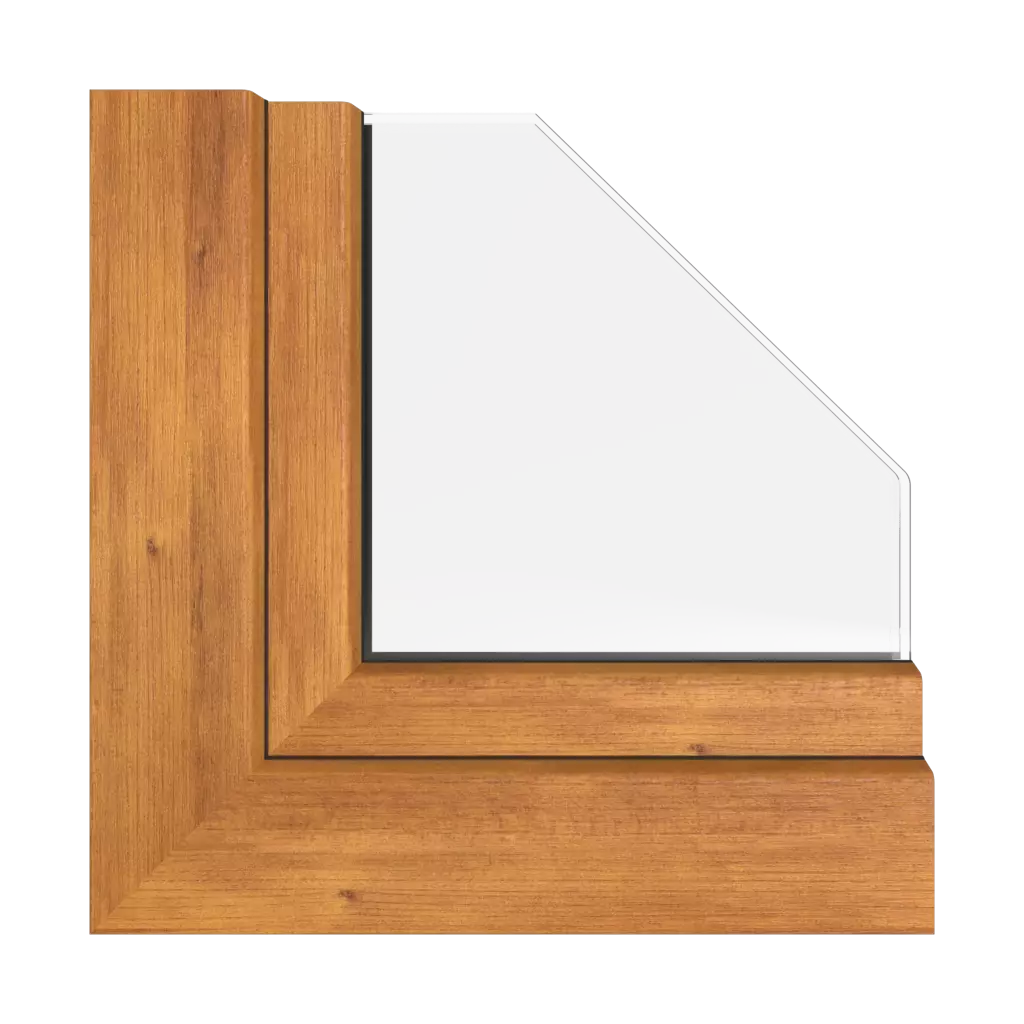 Rustic cherry windows window-profiles kommerling system-88-md