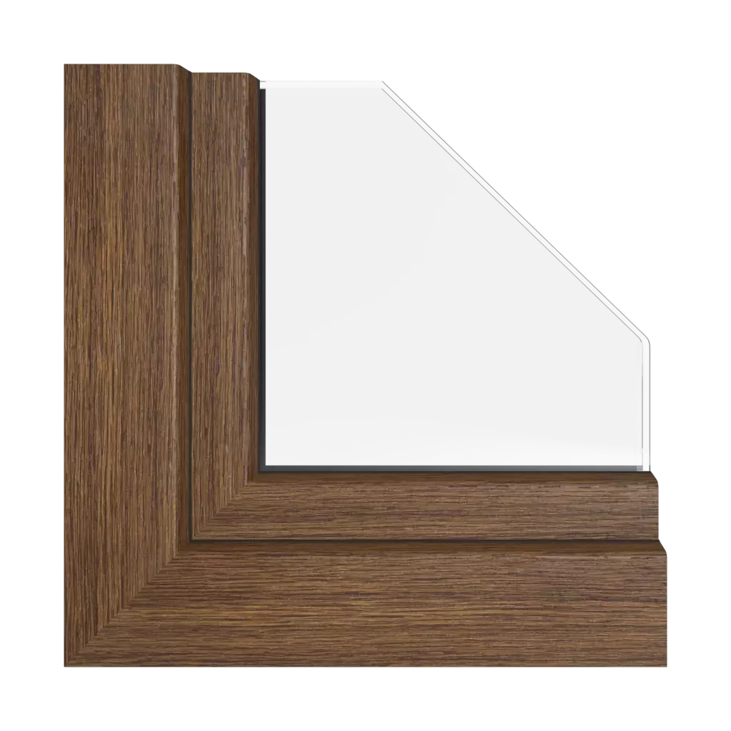 Rustic oak windows window-color kommerling-colors   