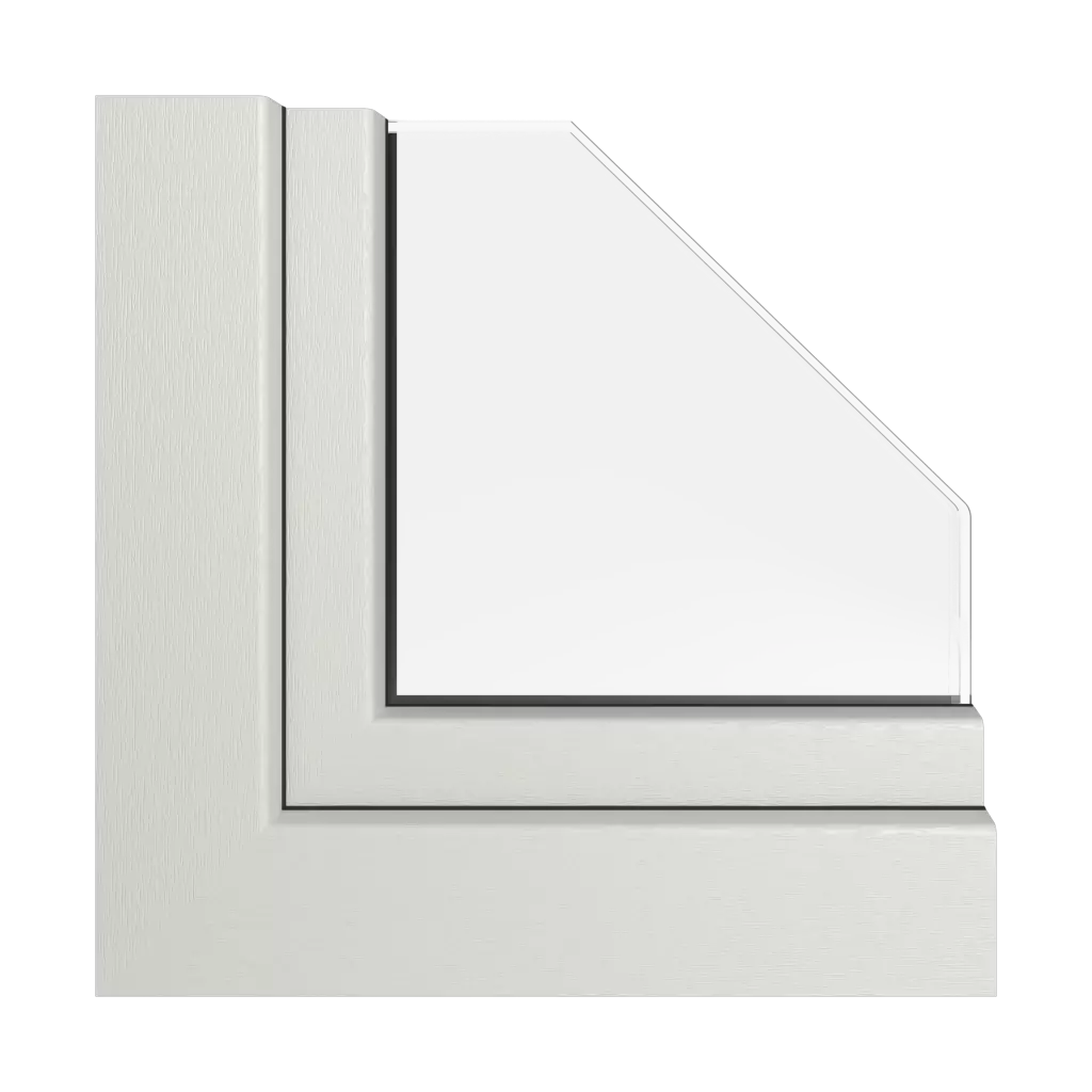Light grey windows window-profiles kommerling premidoor-76-hst