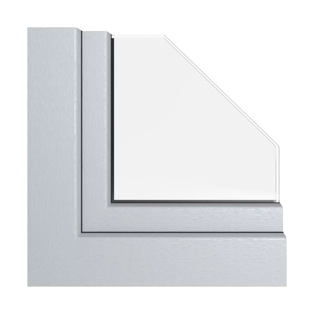 Gray windows window-profiles kommerling system-76-md