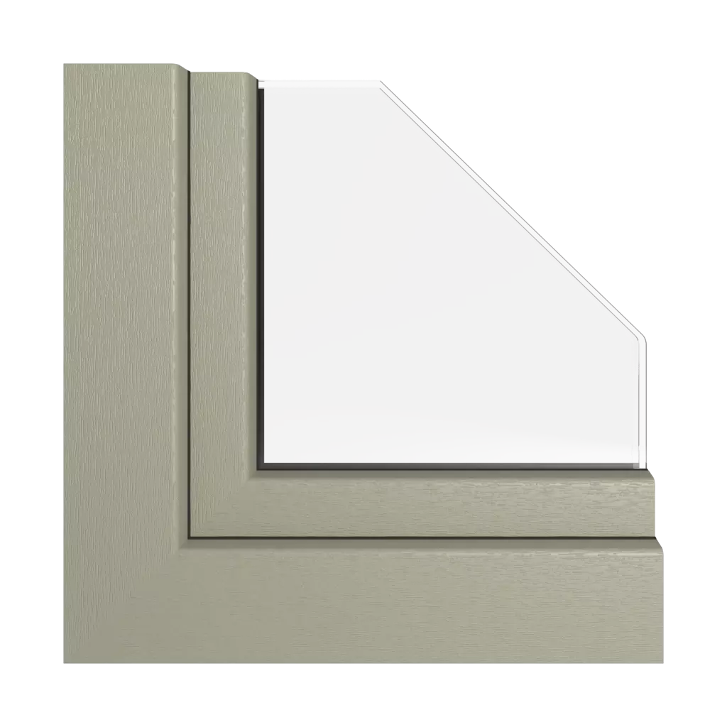 Gray concrete windows window-profiles kommerling system-76-md
