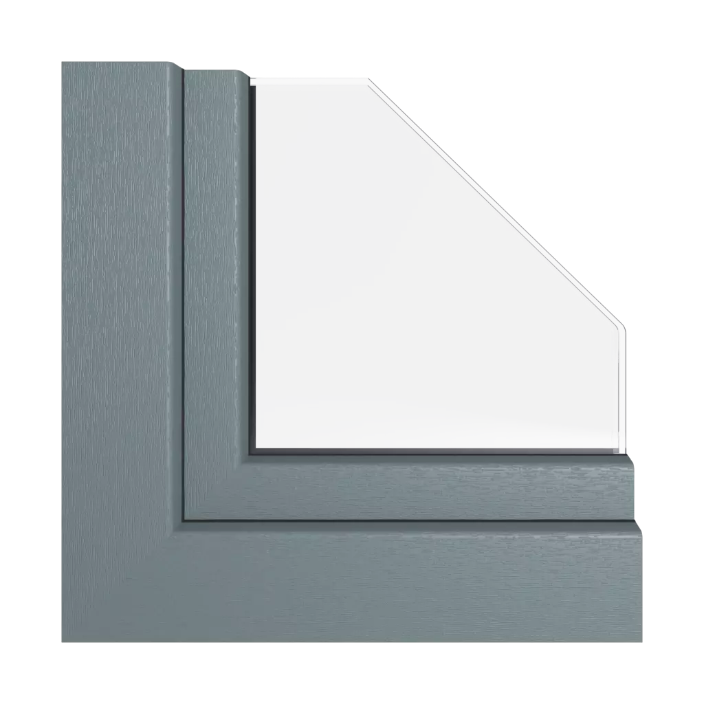Basalt gray windows window-profiles kommerling premislide-76-md-psk