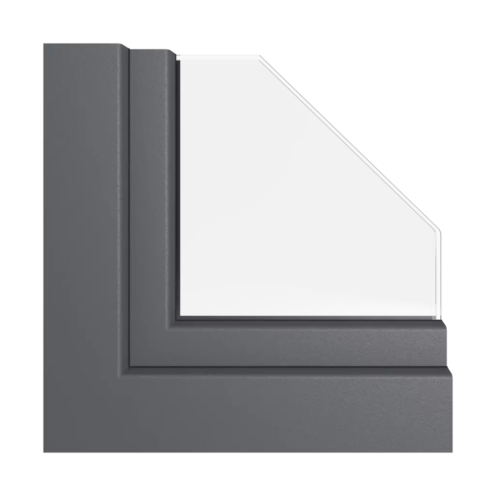 Slate gray windows window-profiles kommerling premislide-76-md-psk