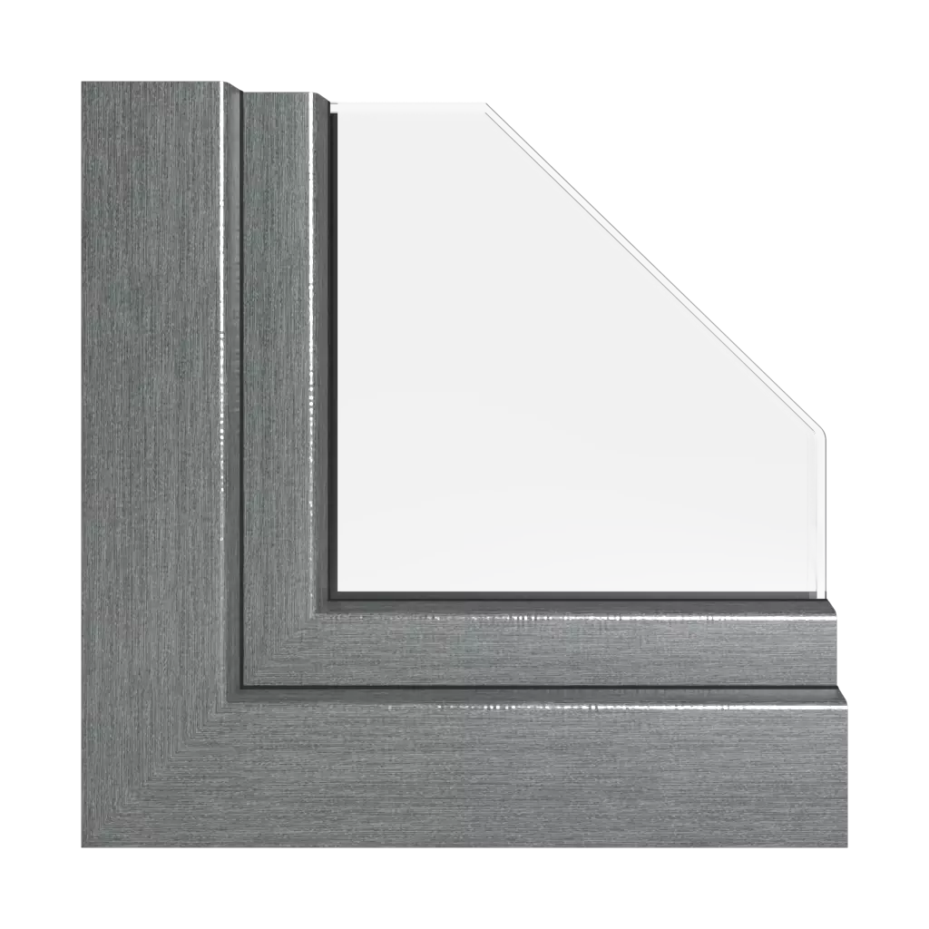Metbrush Anthracite grey windows window-profiles kommerling system-76-md