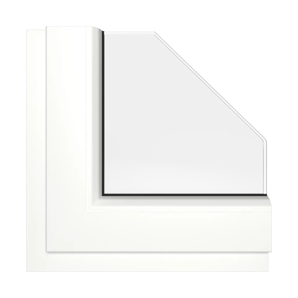 White windows window-profiles kommerling system-88-md