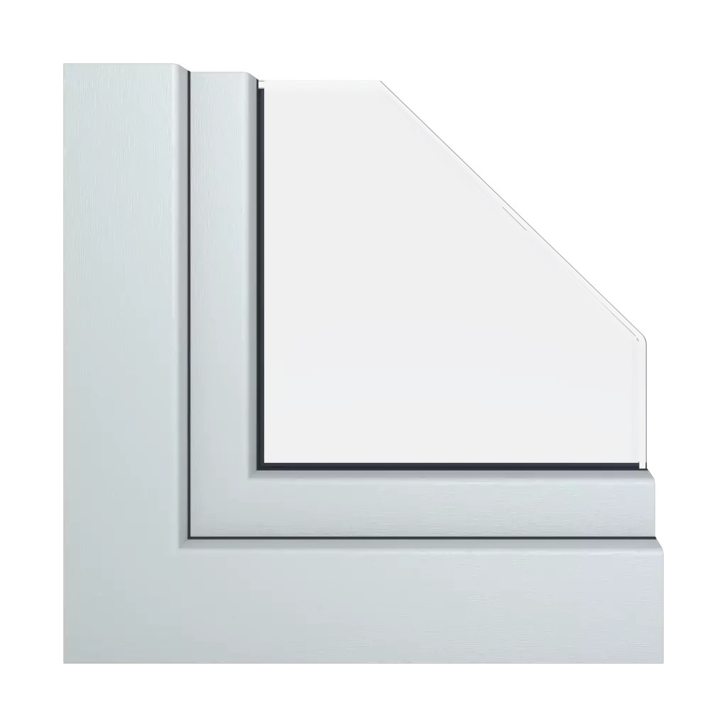 Gray Deko RAL 7001 windows window-profiles gealan smoovio