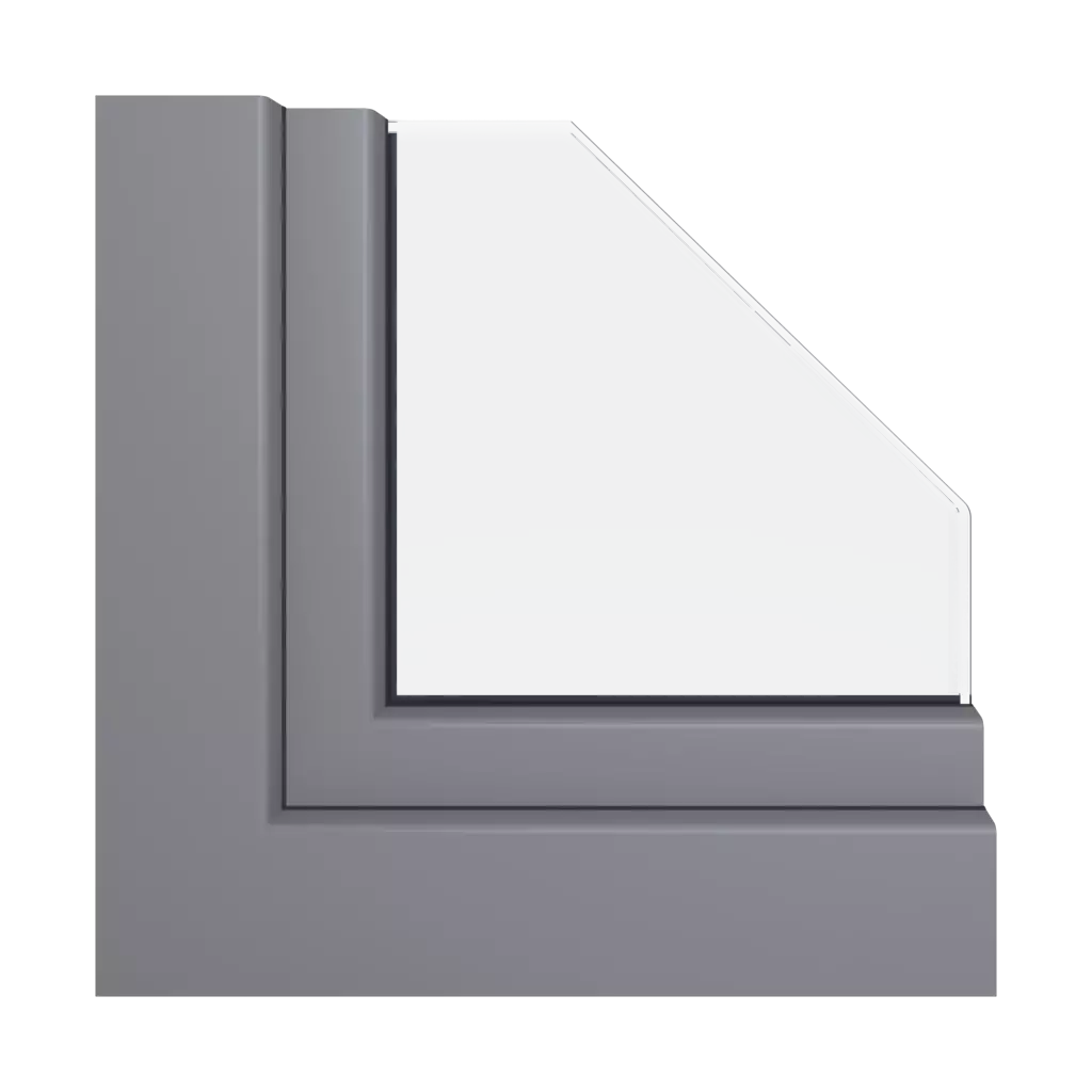 Slate gray RAL 7015 acrycolor products upvc-windows    