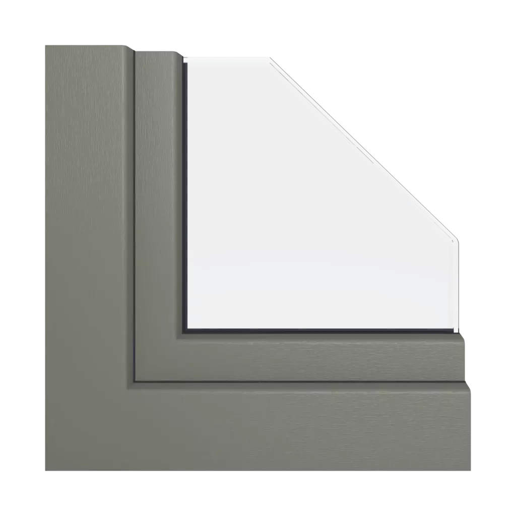 Structural quartz gray windows window-profiles gealan smoovio
