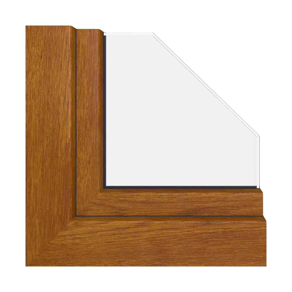Golden oak ✨ windows types-of-windows triple-leaf symmetrical-division-horizontally-33-33-33 