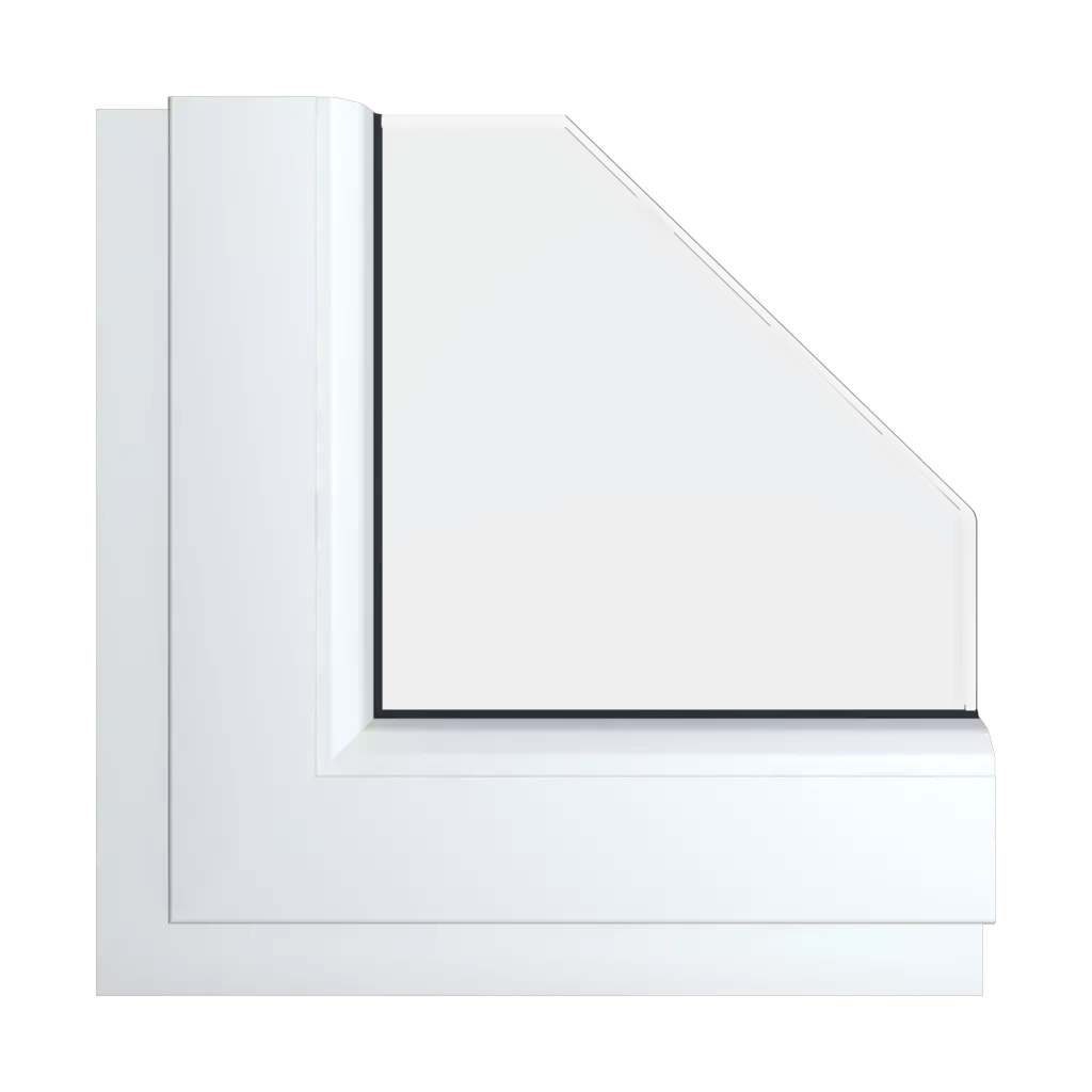 White windows window-color gealan-colors white interior