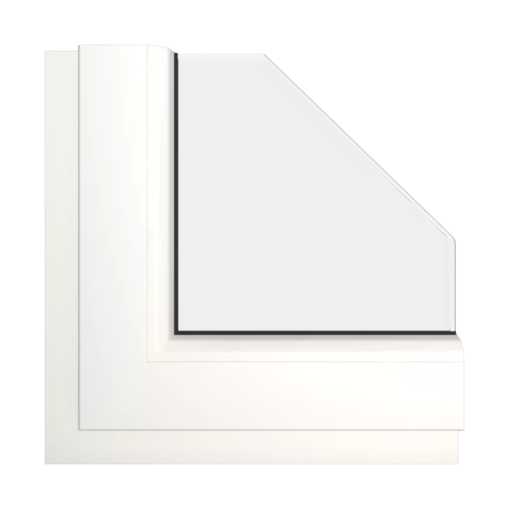 Pure white matte RAL 9010 windows window-color gealan-colors pure-white-matte-ral-9010 interior