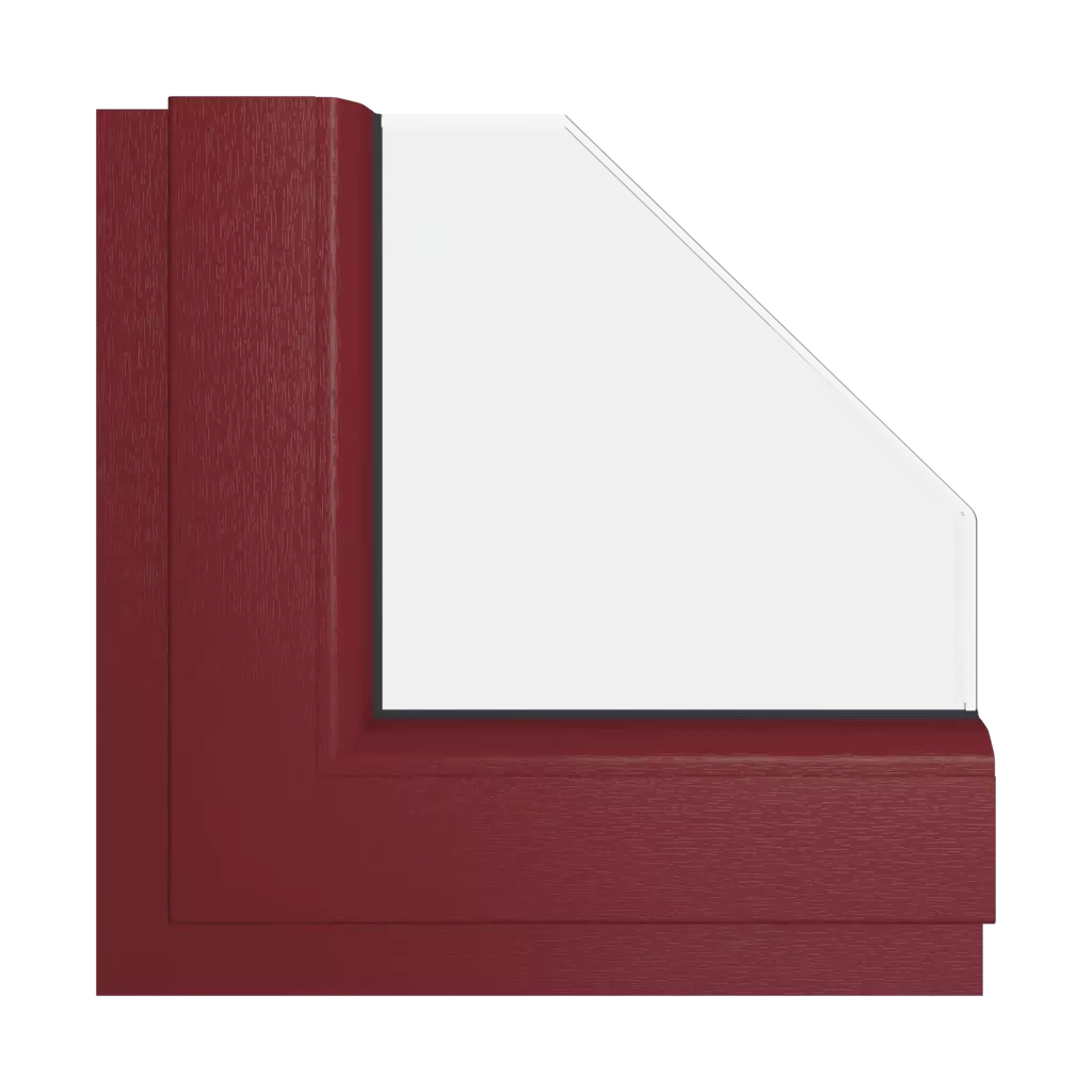 Red RAL 3005 windows window-color gealan-colors red-ral-3005 interior