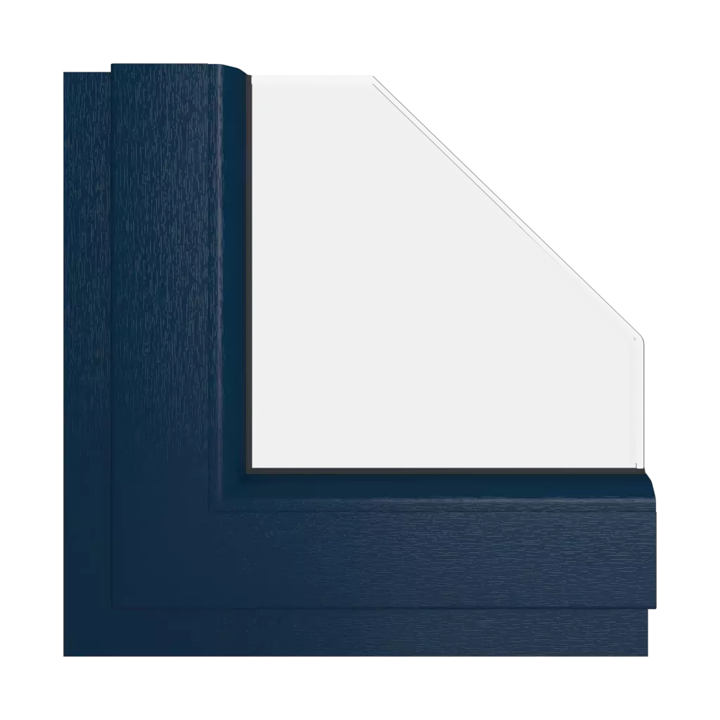 Navy blue RAL 5011 windows window-color gealan-colors navy-blue-ral-5011 interior