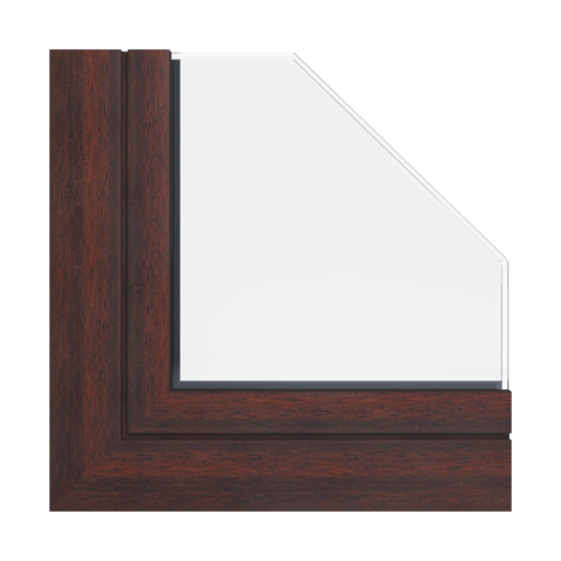Mahogany wood effect 🆕 windows window-profiles aliplast ultraglide