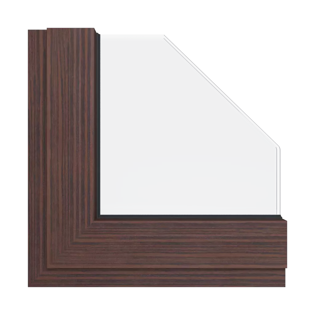 Dark mahogany wood effect windows window-color aliplast-colors dark-mahogany-wood-effect interior