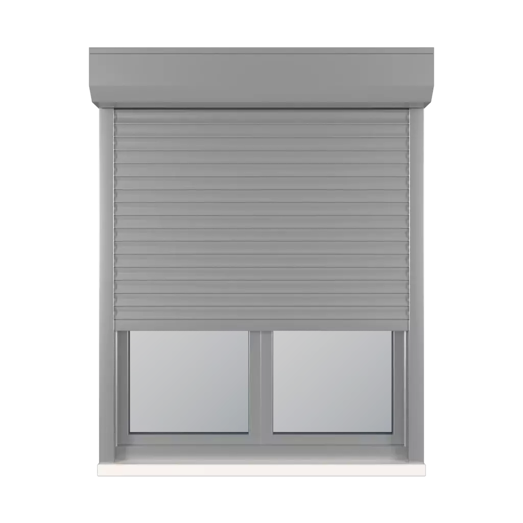 Silver windows window-accessories roller-blinds aluprof