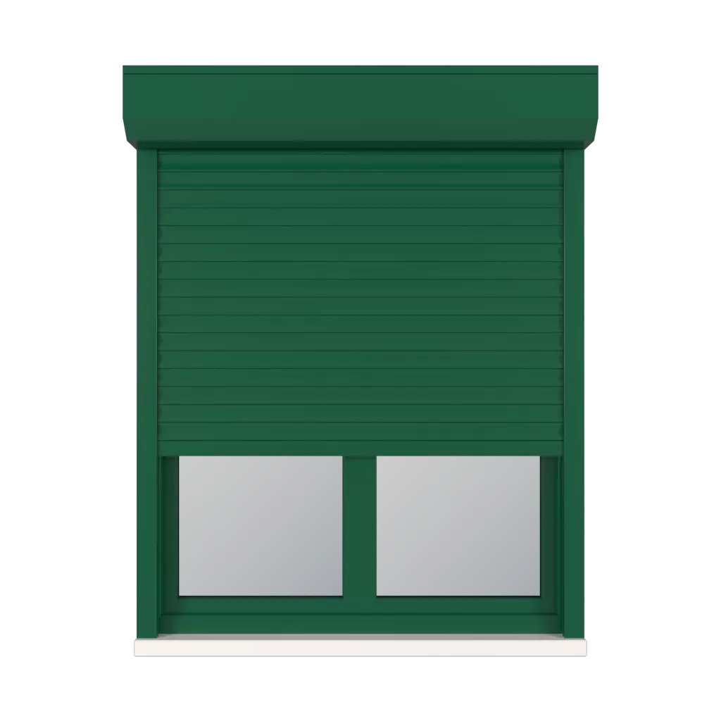 Green windows window-accessories roller-blinds aluprof