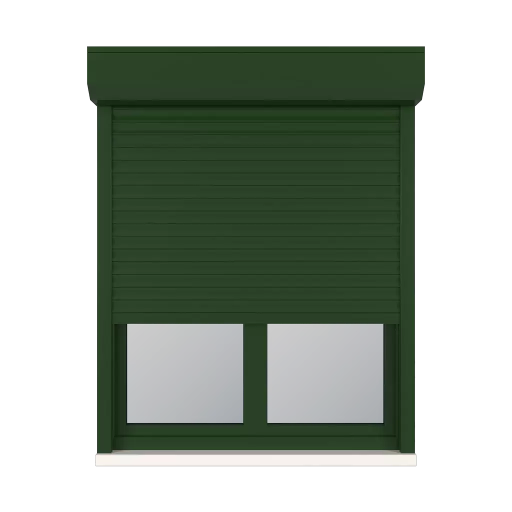 Fir green windows window-accessories roller-blinds aluprof
