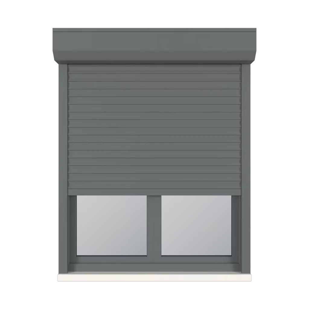 Basalt grey windows window-accessories roller-blinds aluprof