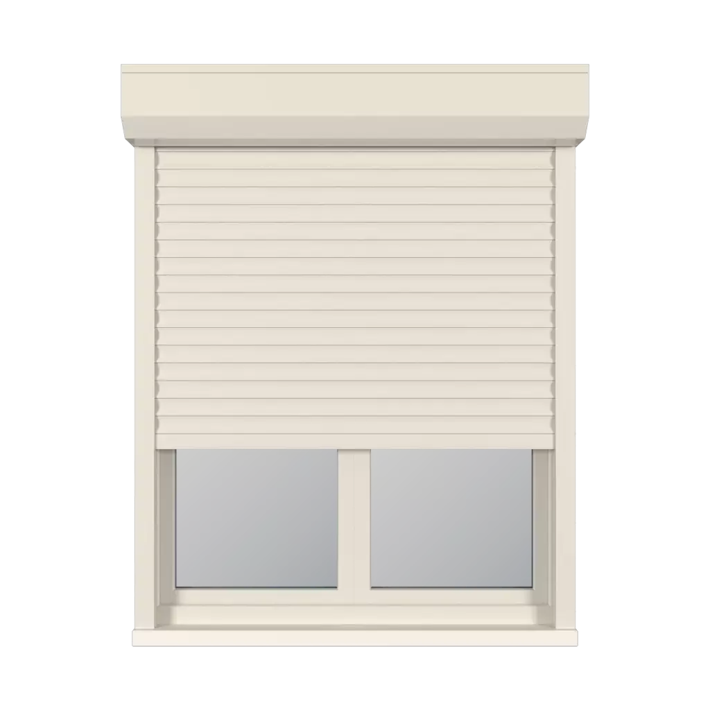 Frosty gray windows window-accessories roller-blinds aluprof