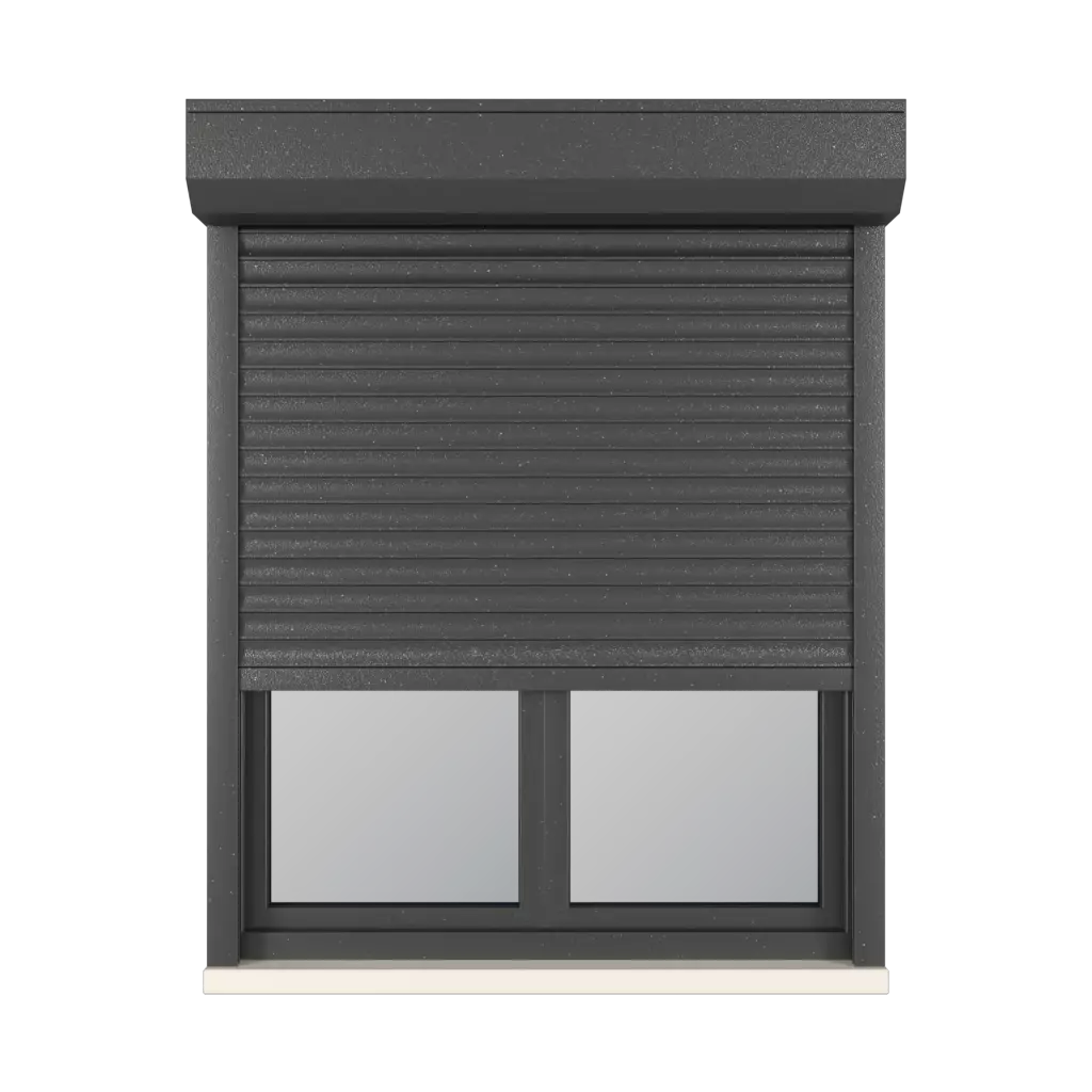 Anthracite gray pearl matt windows window-accessories roller-blinds aluprof