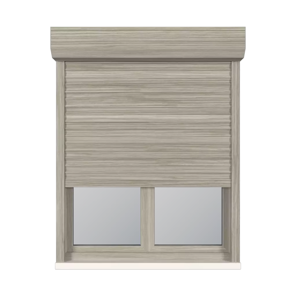 Light oak windows window-accessories roller-blinds aluprof