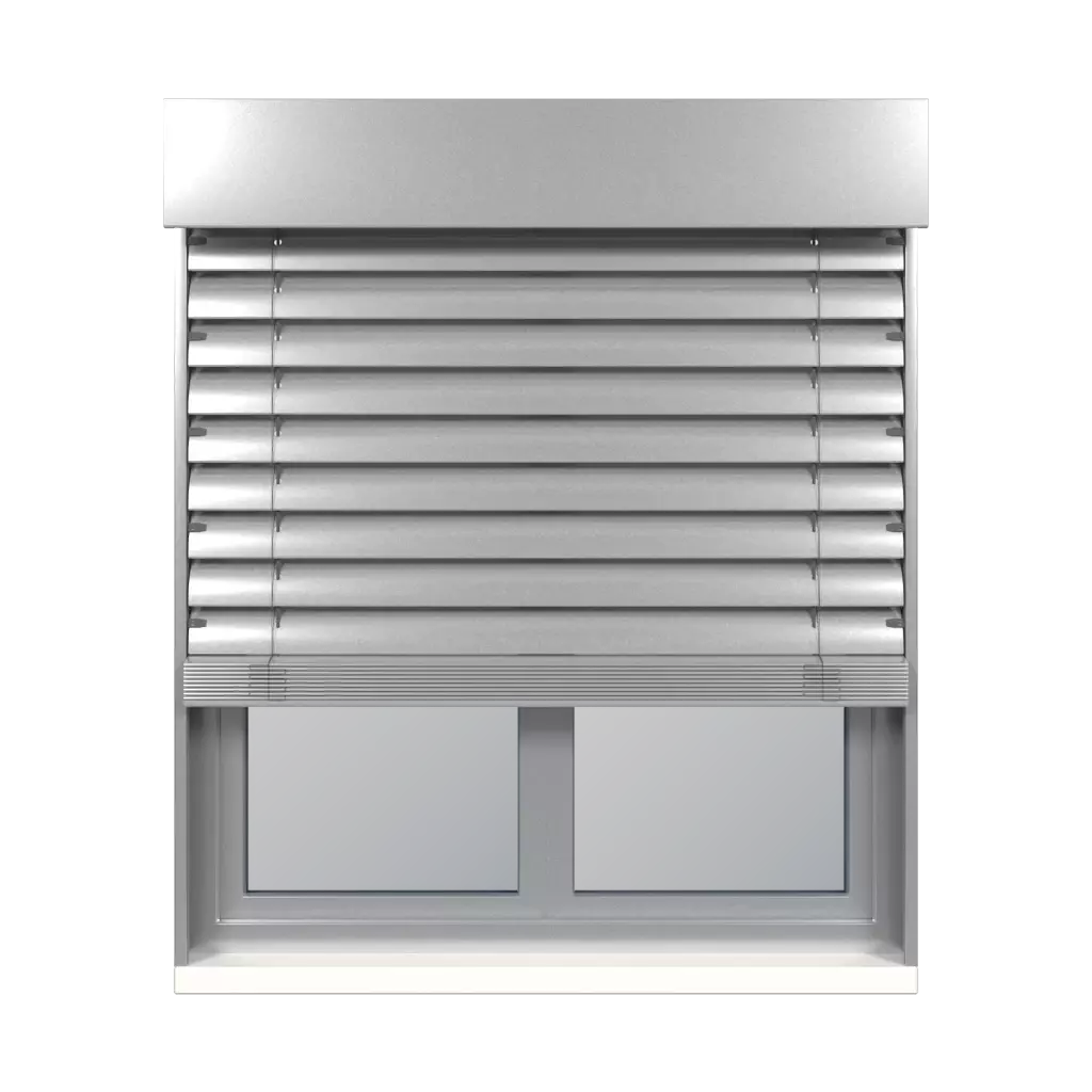 Silver RAL 9006 windows window-accessories facade-blinds aluprof
