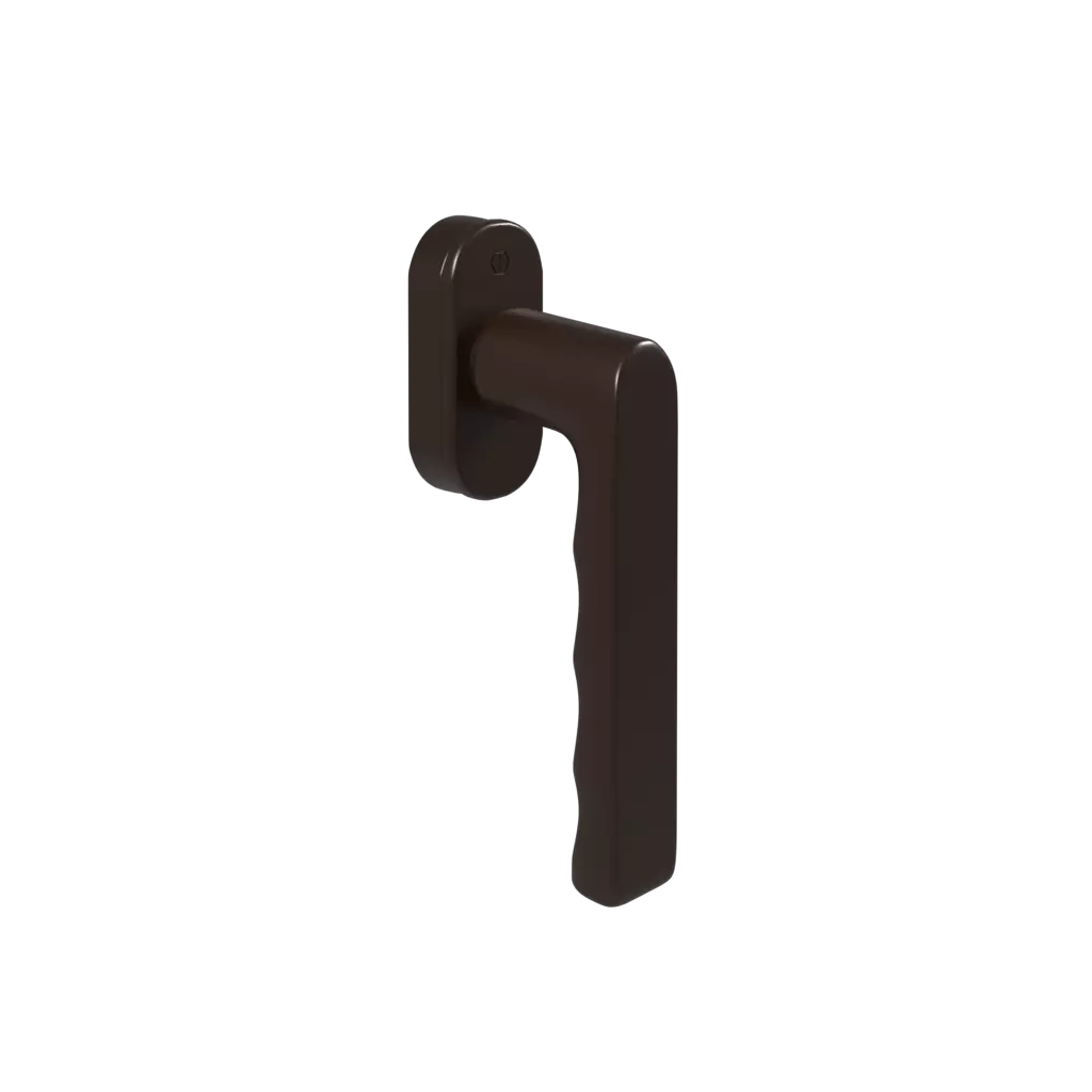 Standard handle Hamburg brown windows window-accessories handles hamburg standard standard-handle-hamburg-brown