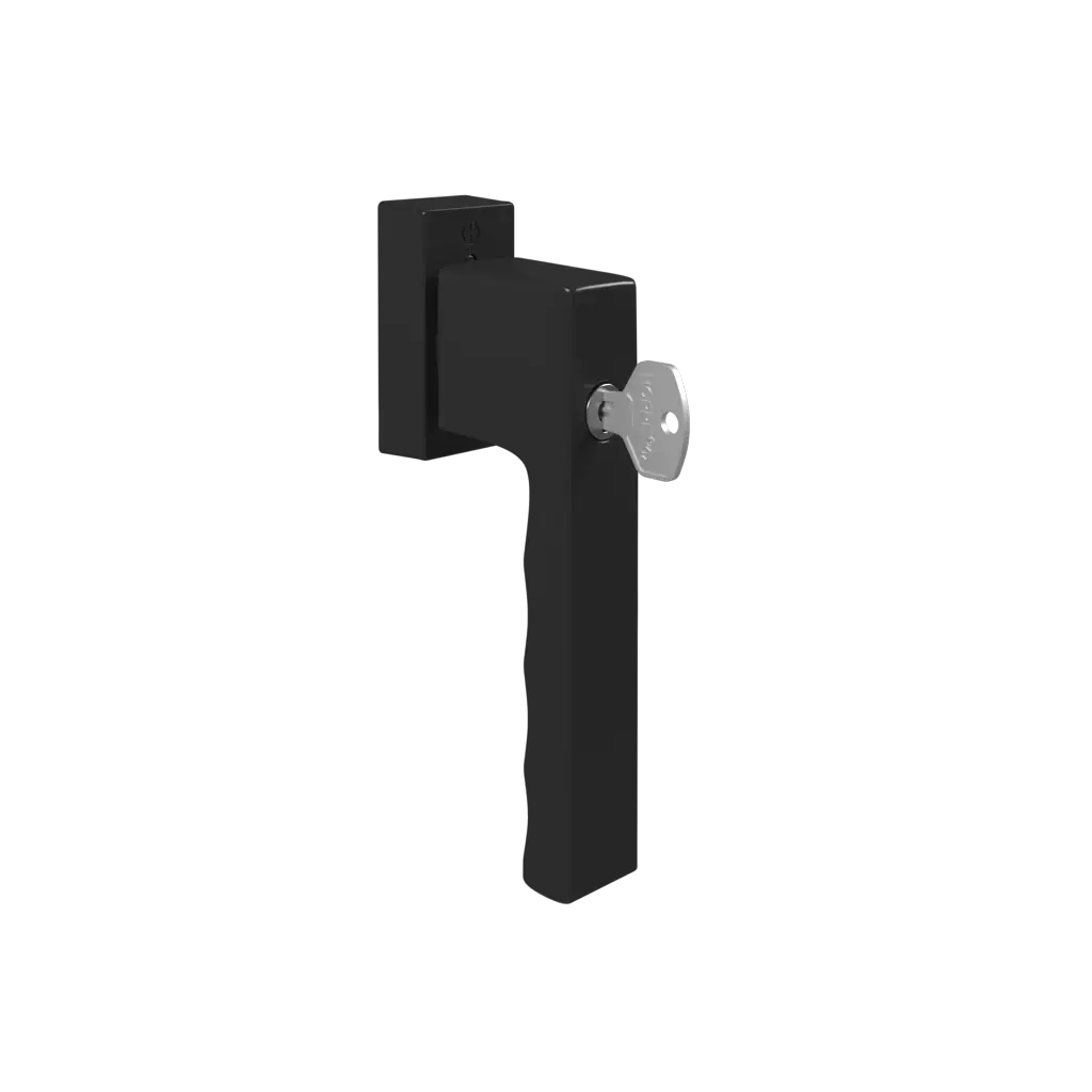 SecuForte Toulon black handle with key windows window-accessories handles toulon with-the-key secuforte-toulon-black-handle-with-key