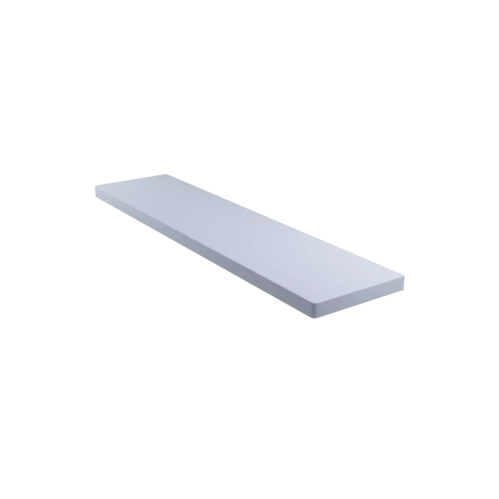 Matt white products sills    