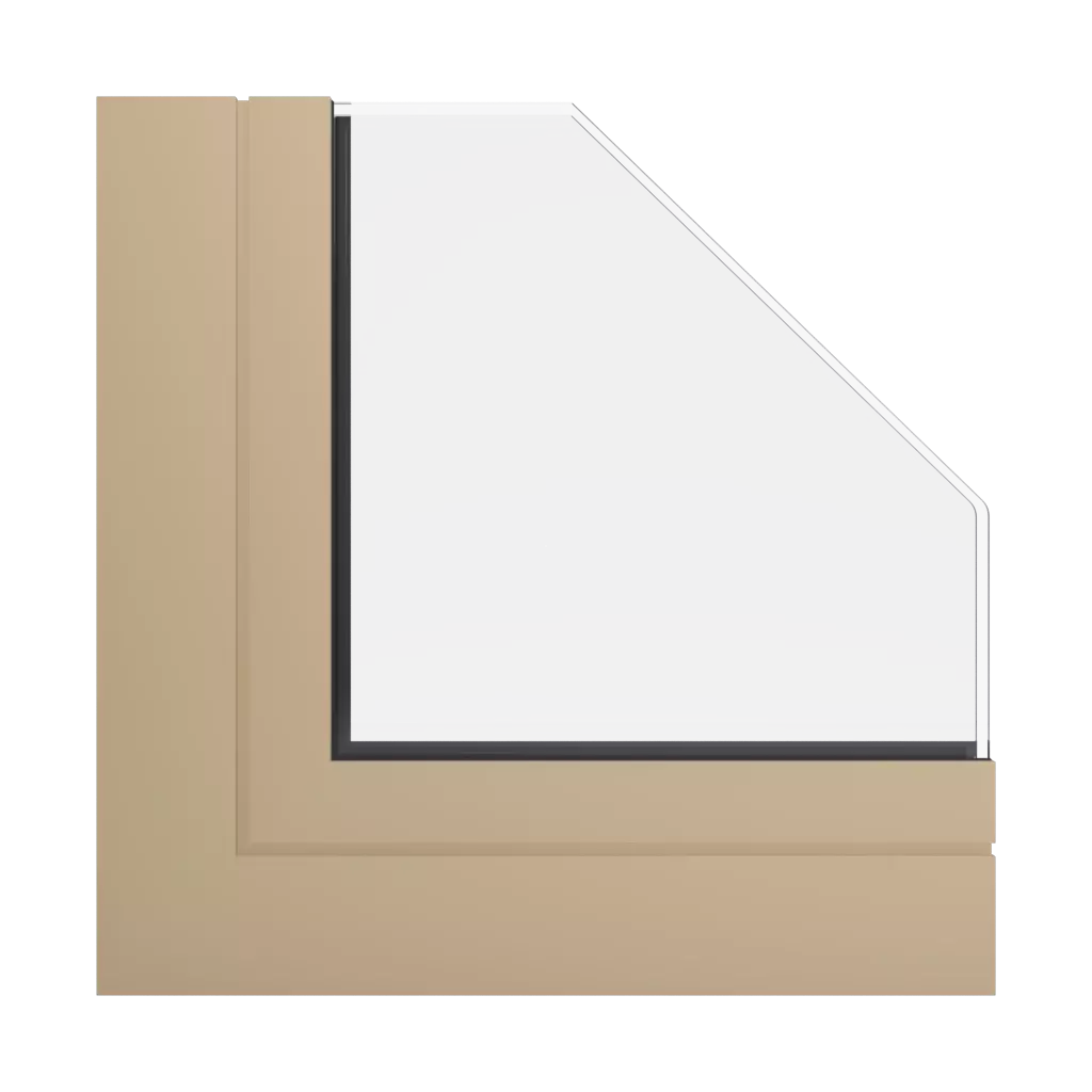 RAL 1001 Beige windows window-profiles aluprof mb-79n