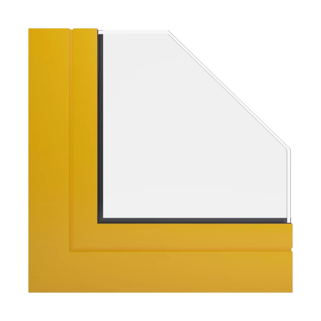 RAL 1003 Signal yellow windows window-profiles aluprof mb-60e-ei