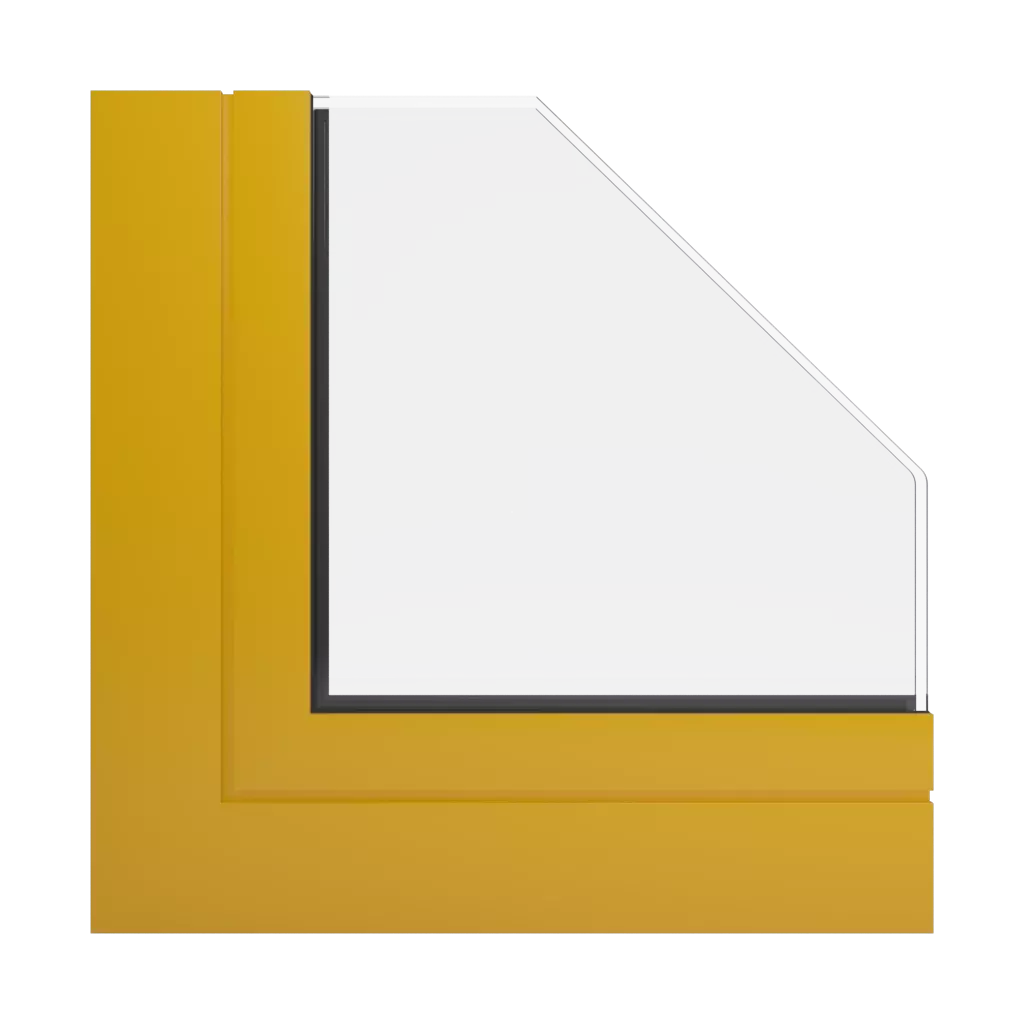 RAL 1004 Honey yellow windows window-profiles aluprof mb-79n