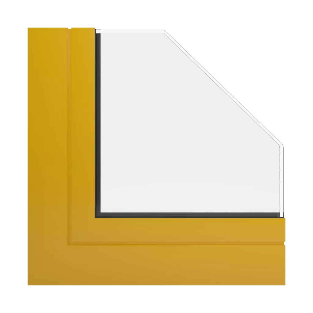 RAL 1004 Honey yellow windows window-color aluprof-colors 