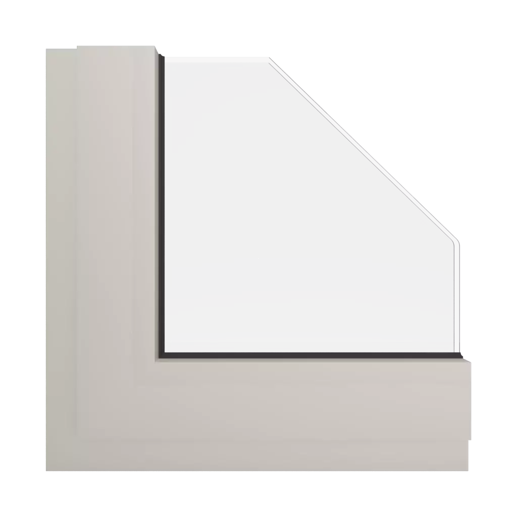 RAL 1013 Oyster white windows window-color aluminum-ral ral-1013-oyster-white interior