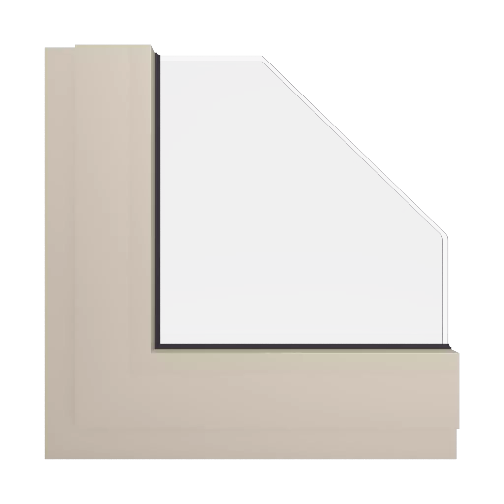 RAL 1015 Light ivory windows window-color aluminum-ral ral-1015-light-ivory interior