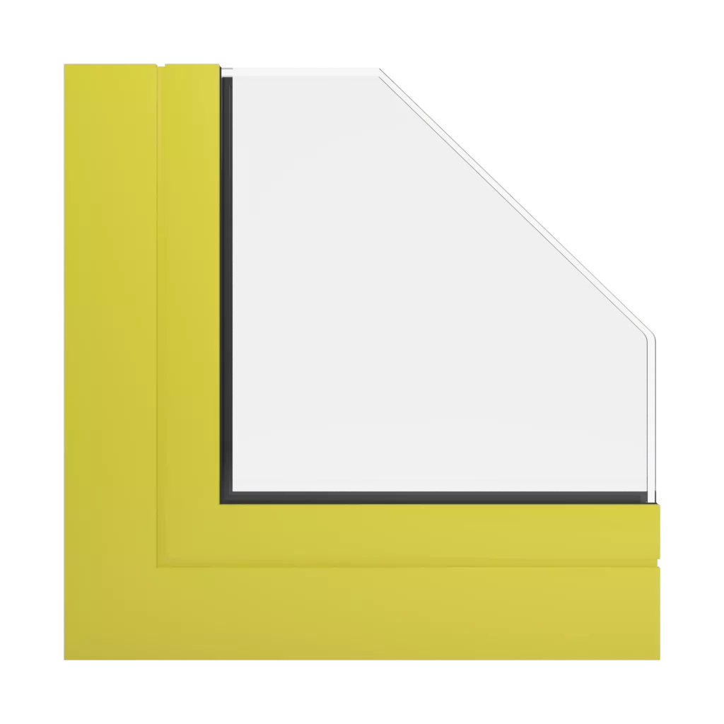 RAL 1016 Sulfur yellow windows window-profiles aluprof mb-79n