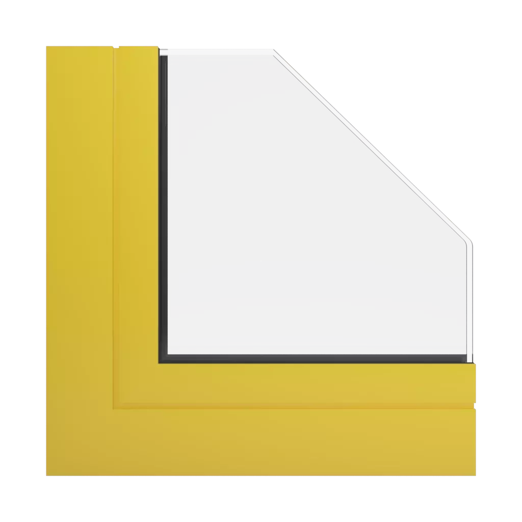 RAL 1018 Zinc yellow windows window-profiles aluprof mb-79n