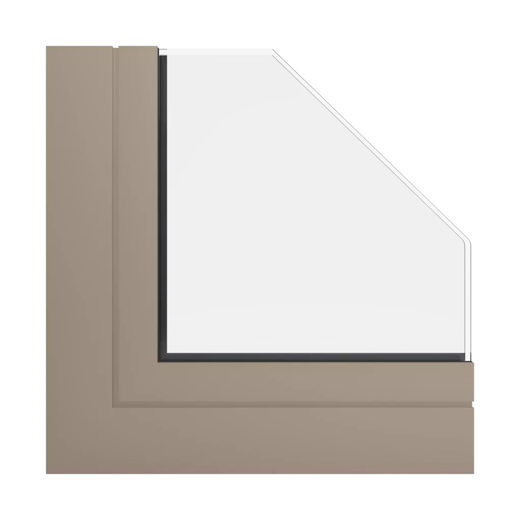 RAL 1019 Grey beige windows window-profiles aluprof mb-skyline-type-r