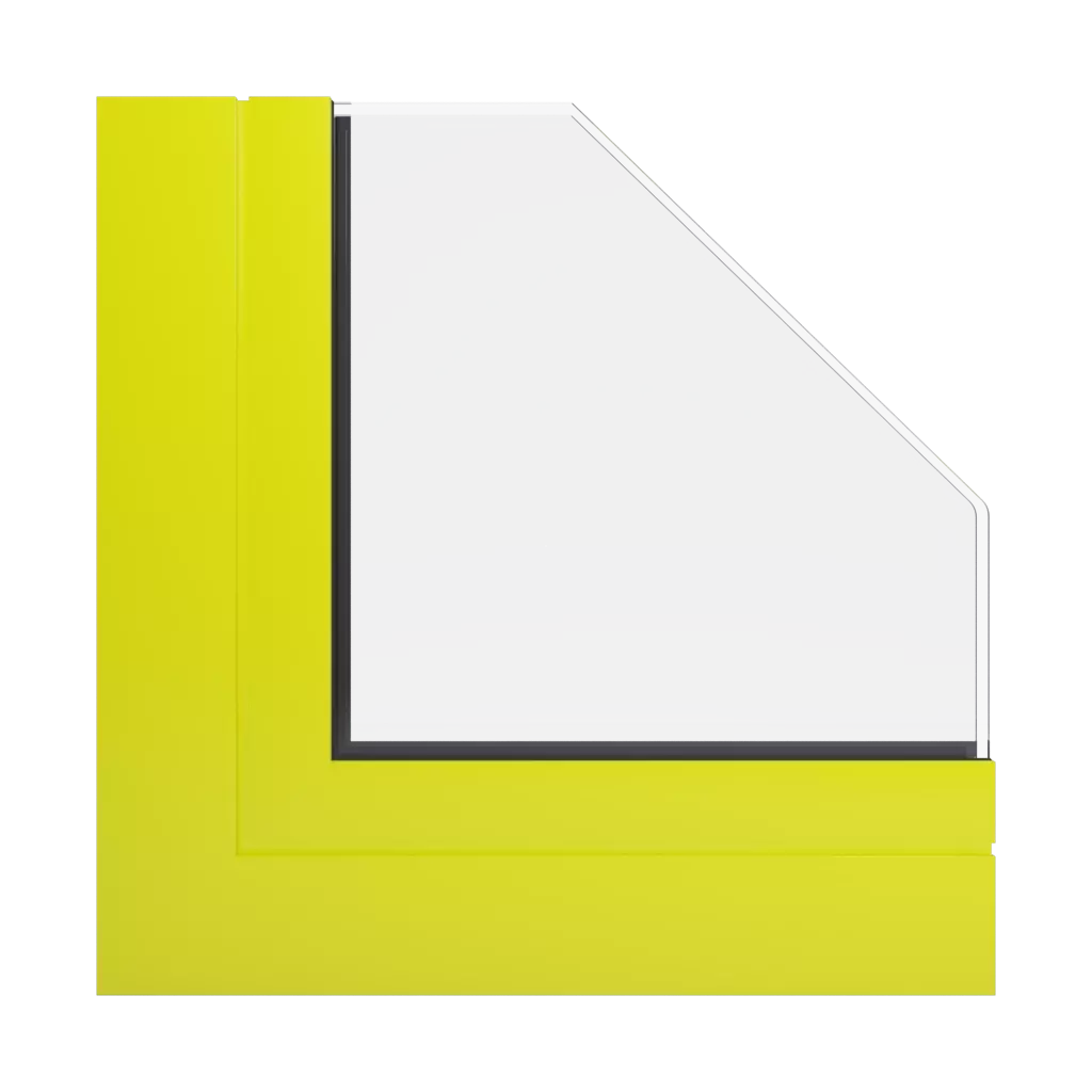 RAL 1026 Luminous yellow windows window-profiles aluprof mb-skyline