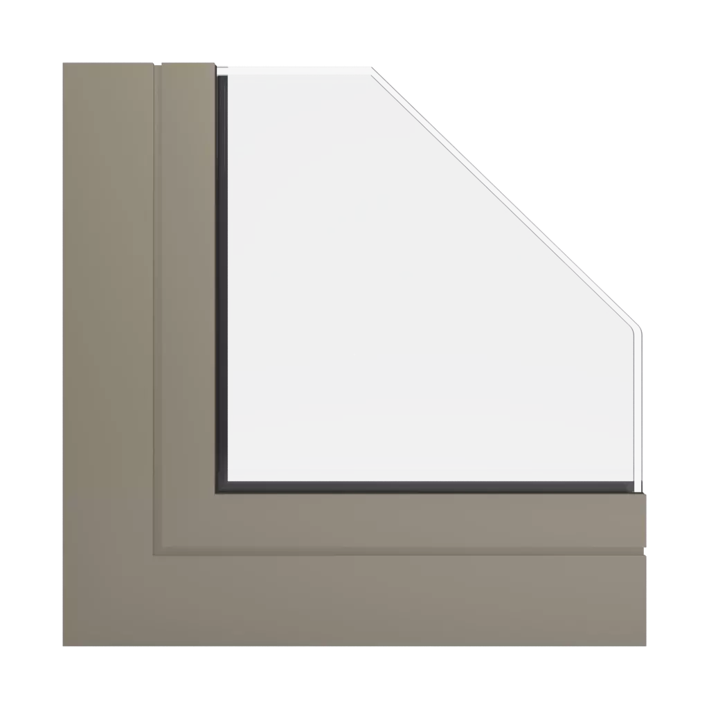 RAL 1035 Pearl beige windows window-profiles aliplast max-light-design