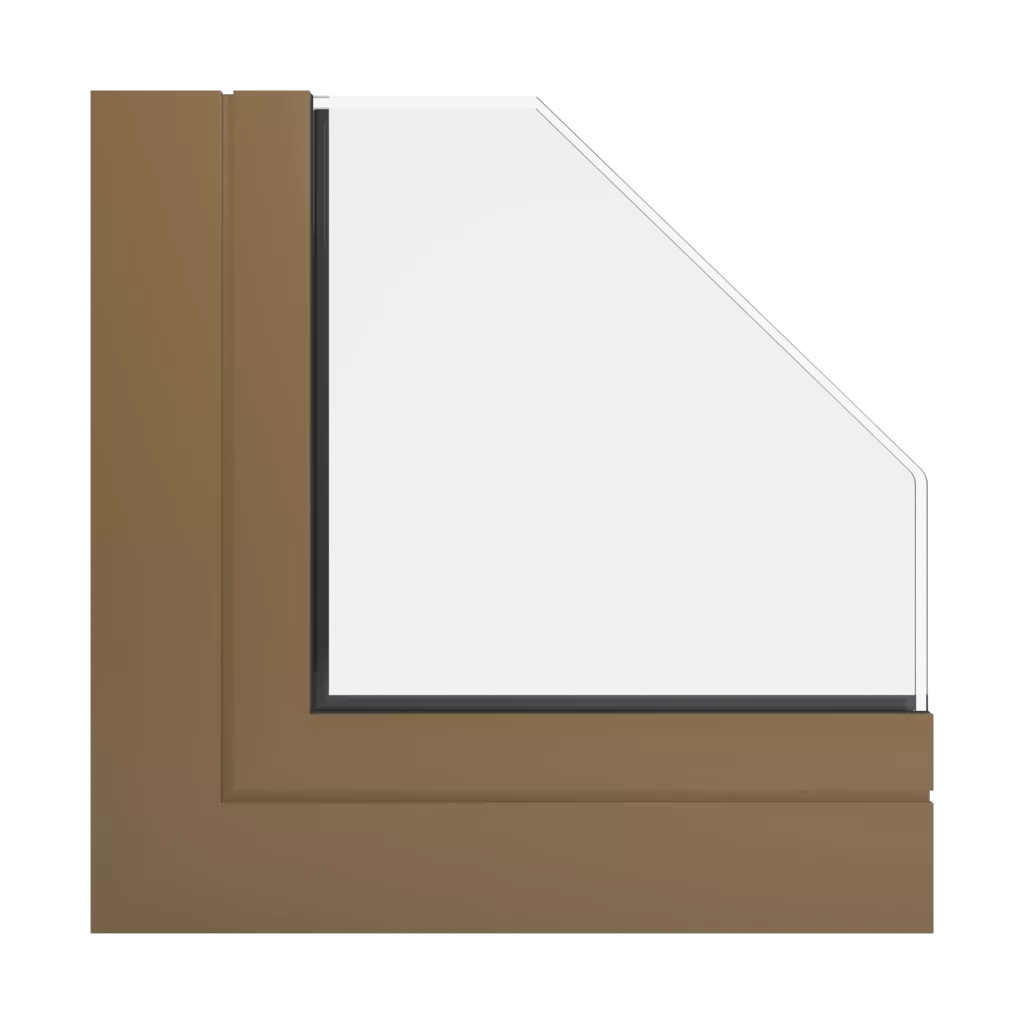 RAL 1036 Pearl gold windows window-color kommerling-colors   