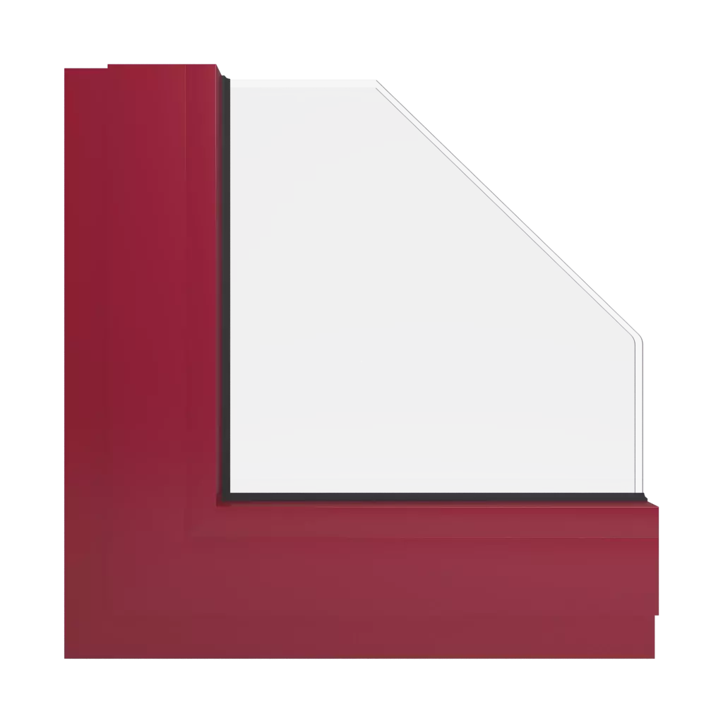 RAL 3003 Ruby red windows window-color aluminum-ral ral-3003-ruby-red interior