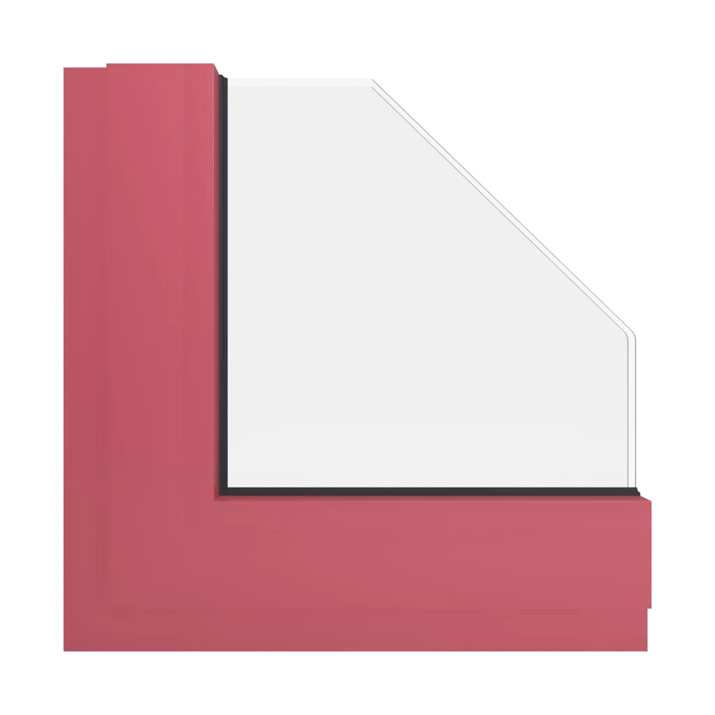 RAL 3017 Rose windows window-color aluminum-ral ral-3017-rose interior